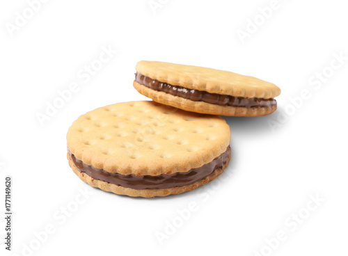 Sweet chocolate cream sandw...