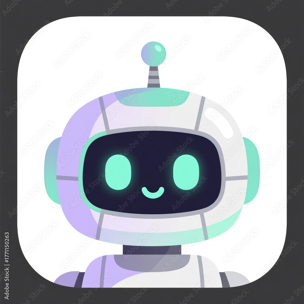 Fototapeta premium GPT APP Icon. Artificial intelligence Vector Graphic
