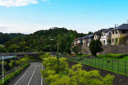 自然が豊かな住宅地