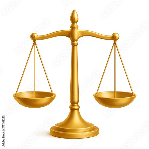 gold scales of justice