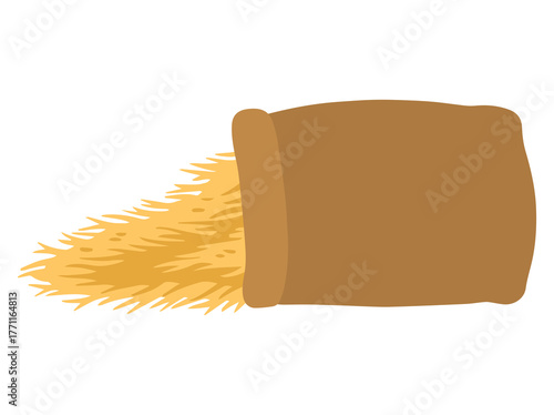 Straw Animal Feed Clip Art
