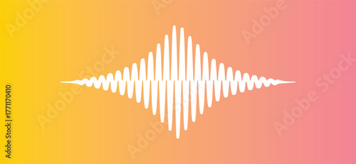 Modern Media Player Controls with Progress and Volume Sliders on Gradient Background