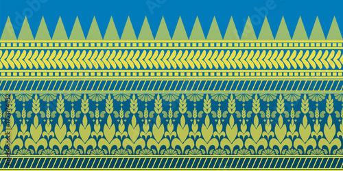 beautiful graphic saree design and this sari design is in Indian style which is for textile fashion industry and it can be used as wallpaper backdrop and website bg this style is originated in india 