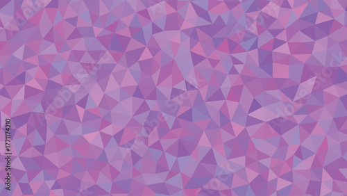 Polygon abstract background with purple pink and lavender hues