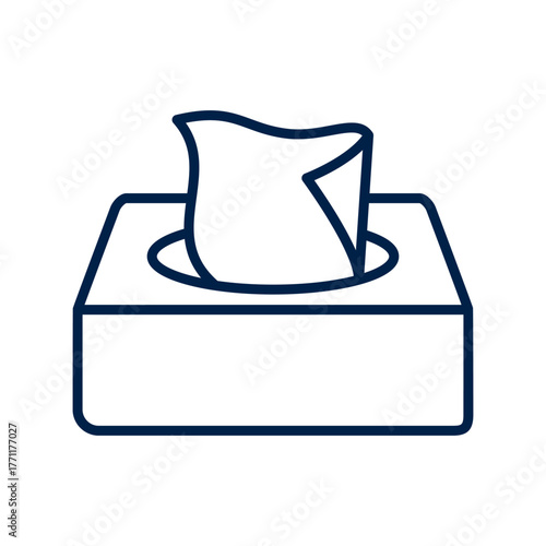 Tissue box vector illustration icon design trendy