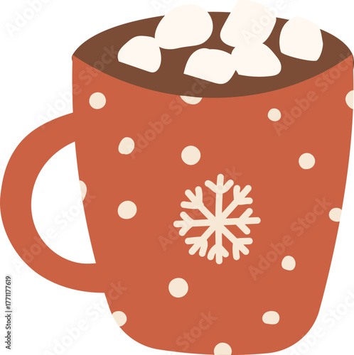 cup of cocoa with marshmallow