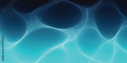 Abstract blue water background with light reflections a smooth gradient design for modern wallpaper or presentation templates