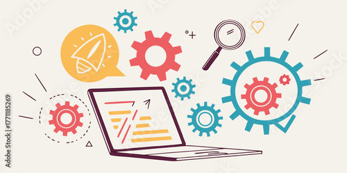 Astronaut on Alien Planet Watching Rockets and Outer Space