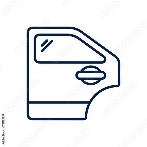 Car door vector illustration icon design trendy
