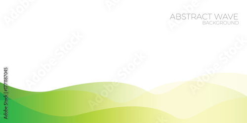 abstract green background with waves