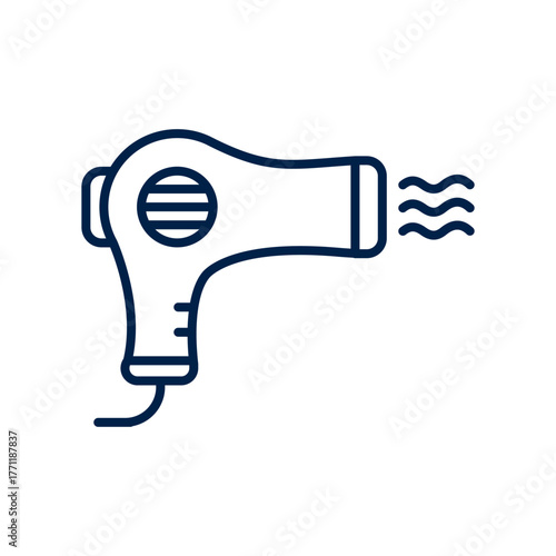 Hair dryer vector illustration icon design trendy