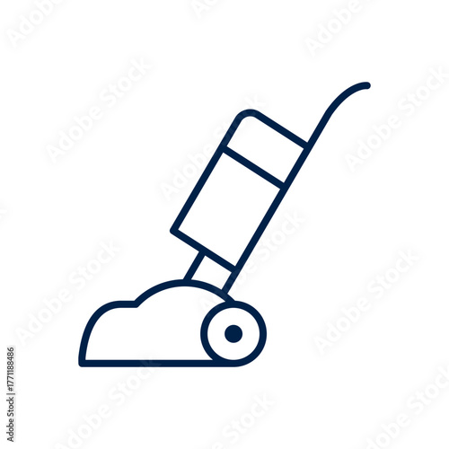 Vacuum cleaner vector illustration icon design trendy