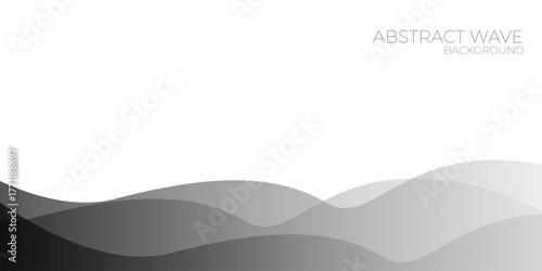 abstract gray wave background