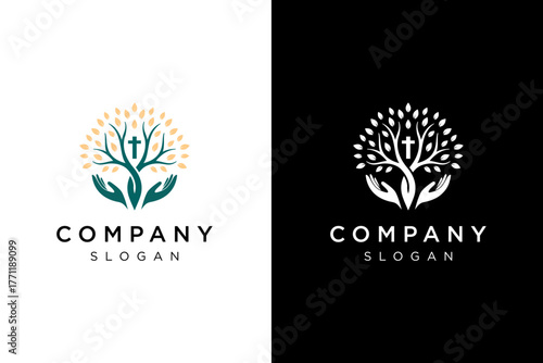 God's Love Tree Logo Design