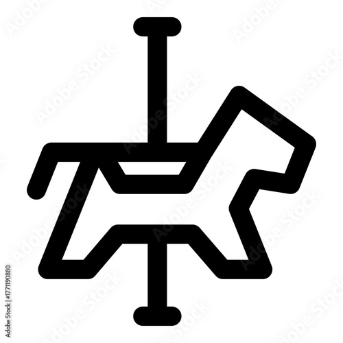 horse carousel icon