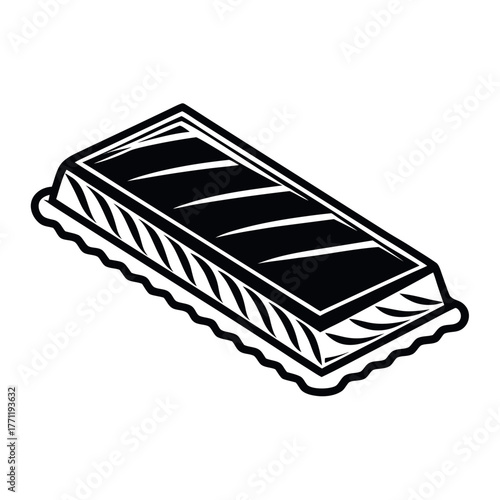 National Tim Tam Day black color design, solid white background (3).eps