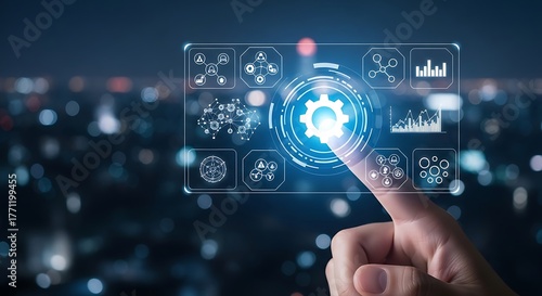 Navigating Automation A Hand Guides Technology with Precision