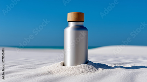 Reusable metal water bottle...