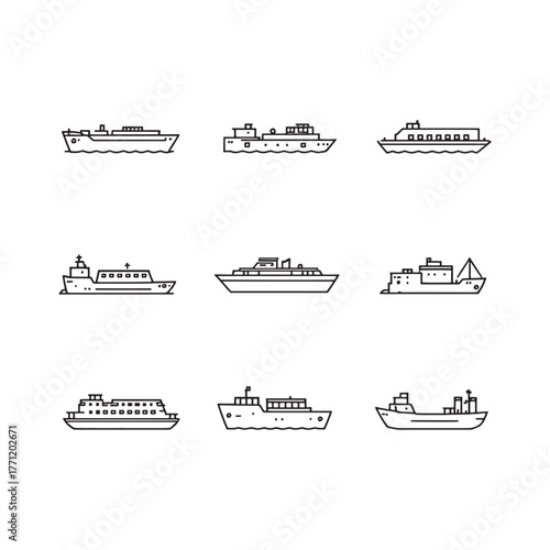 Barge Transports Goods Along Busy Waterways