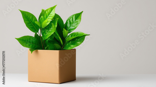 Biodegradable kraft box wit...