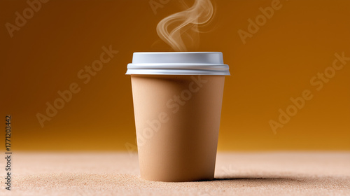 Compostable paper coffee cu...