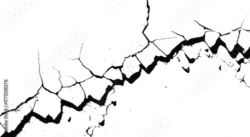 broken glass spider. Vector illustration, EPS 10.