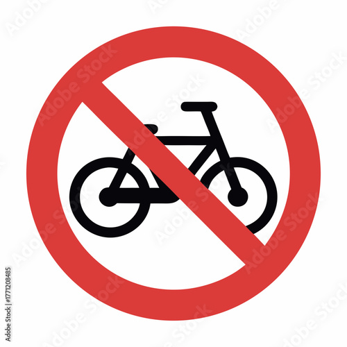 No Bicycles Allowed Sign