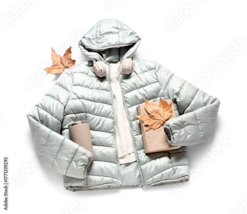 Stylish puffer jacket with ...