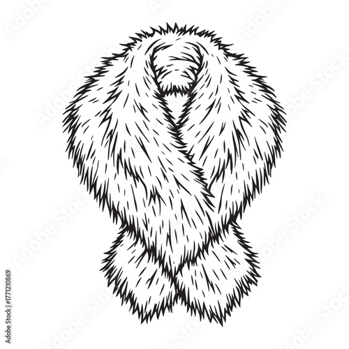 Fur Stole Brings Luxury And Warmth