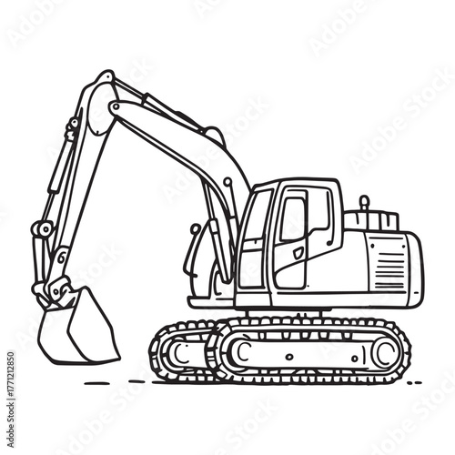 Excavator Lifts Heavy Loads With Ease