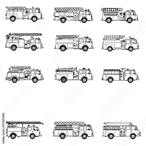 Fire Truck Responds To Dangerous Fires