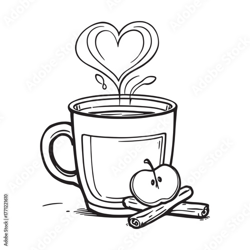 Hot Apple Cider Perfect Autumn Drink