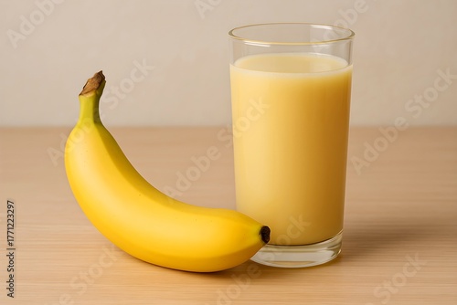 banana and juice