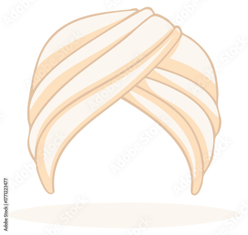 Turban Headwear Fashion Accessory Wrapped Fabric Traditional Head Covering