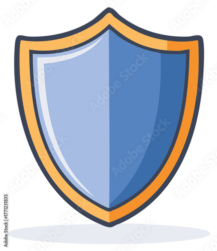 Blue shield icon illustration representing security safety and protection Free Download Blue shield icon illustration representing security safety and protection - GFXLoad