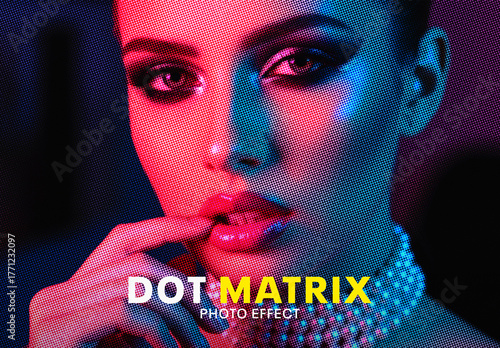 Dot Matrix Photo Effect