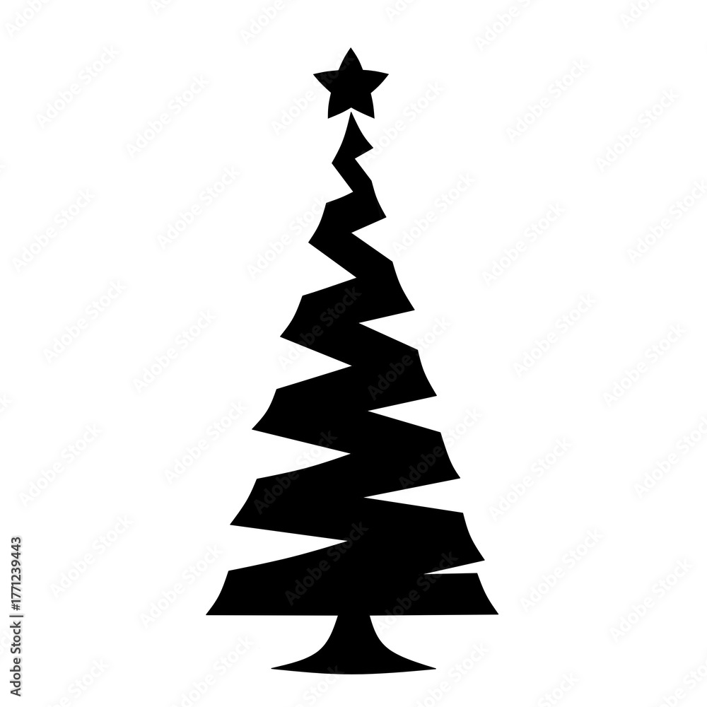 Fototapeta premium Simple pine tree sillhouette vector stock,pine tree sillhouette icon vector,simple pine tree image, sillhouette pine tree illustration,black pine tree design for background,logo and template 