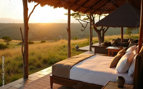 Luxury safari vacation. High quality
