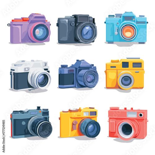 camera vector set