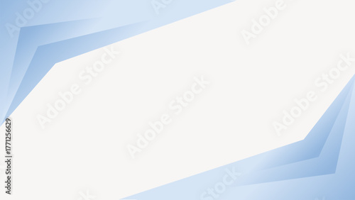 Modern business border vector, abstract blue frame
