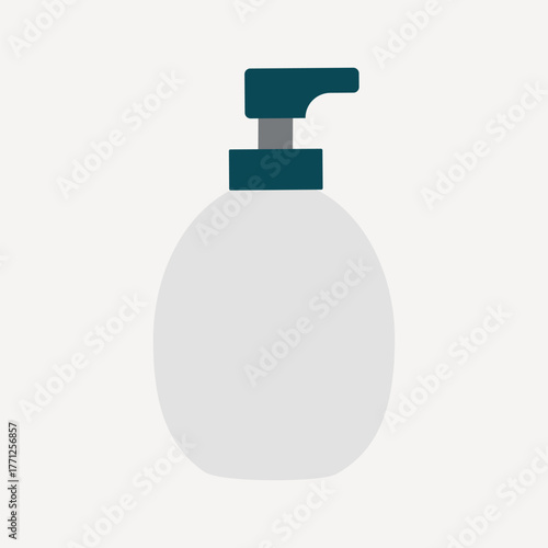 Soap bottle illustration collage element vector
