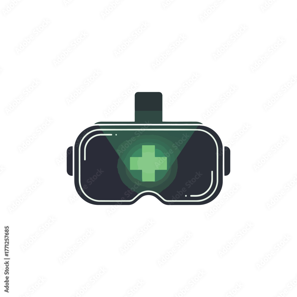 Obraz premium VR Mental Healing A Thinking Solution for Brain Disorders, Stress, and Patient Care with Meditation for Psychology