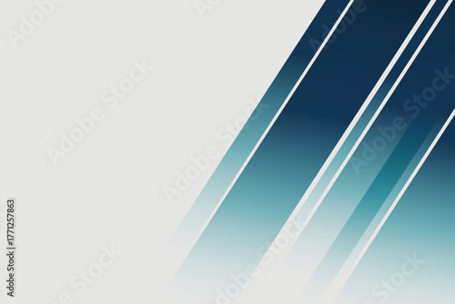 Corporate blue border modern background