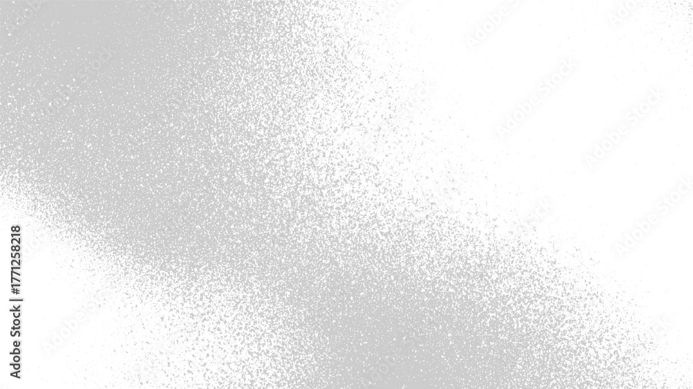 Obraz premium Gray speckled gradient background white texture