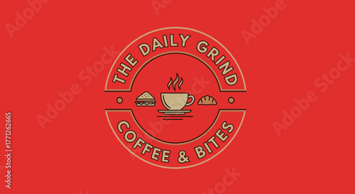 et of food truck festival emblems, badges and design elements