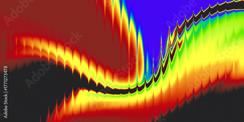 Rainbow light Glass textures add noise vintage background gradient color abstract art design.