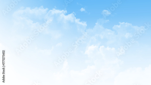 Winter sky with some cloud. 