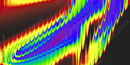 Rainbow light Glass textures add noise vintage background gradient color abstract art design.