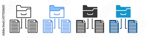 Enrichment Icon Set Multiple Style Collection