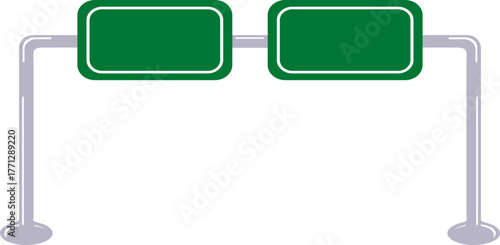 Realistic Traffic Sign Icon.Realistic Road Signs Indicating Height Restrictions and Clearance Warnings, Displayed on Metal Pole.signs for information of road direction, maps, text or banner.